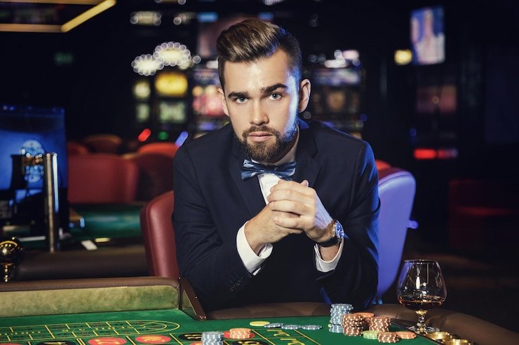 Live blackjack table with Mahjong Ways 2 game tile visible